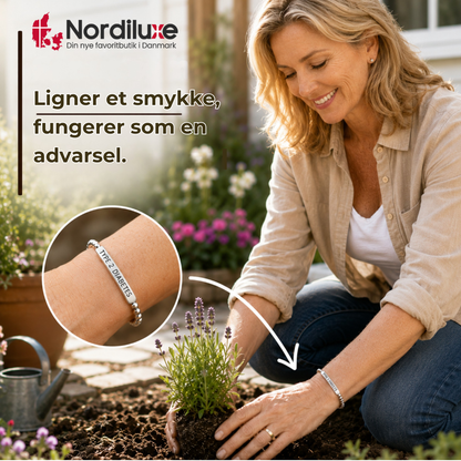 CareBrace™ | Diskret diabetesarmbånd med vigtig information lige ved hånden