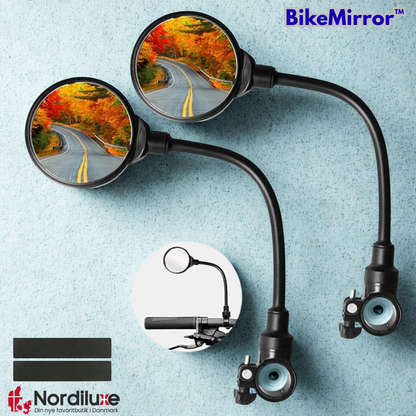 BikeMirror™ | Se hvad der sker bag dig uden at miste fokus fremad