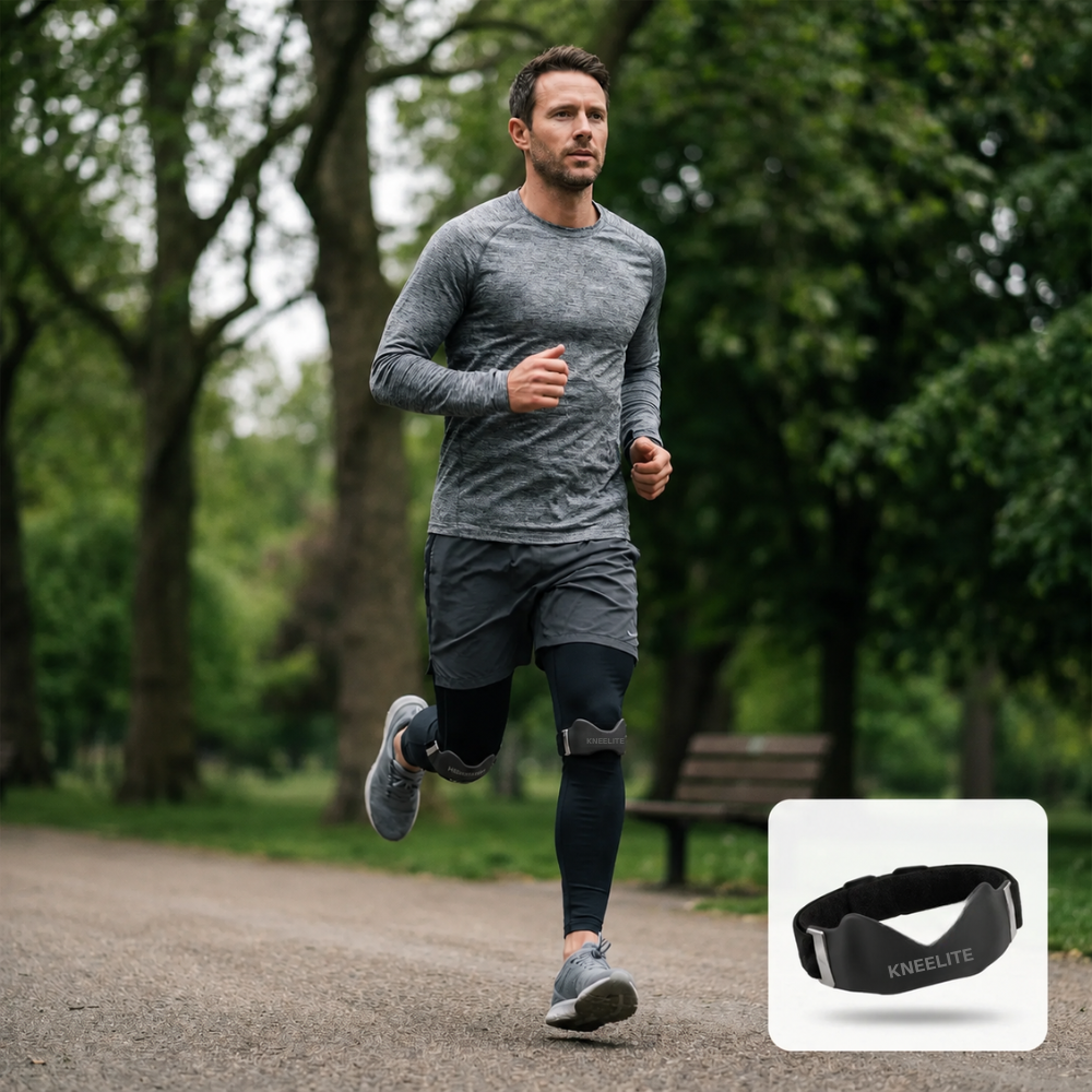 KneeLite™ | Målrettet støtte uden en stor knæbandage