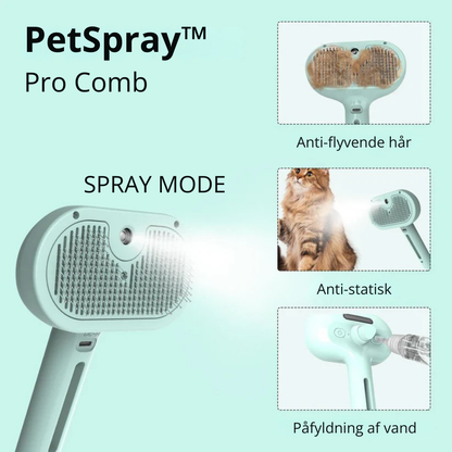 PetSpray™ Pro Comb | Professionel børste til kæledyr