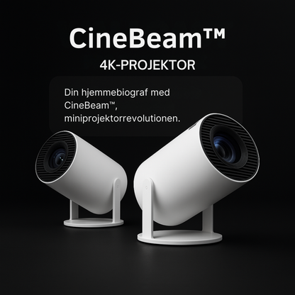 CineBeam™ – Forvandl enhver væg til et ægte biografskærm
