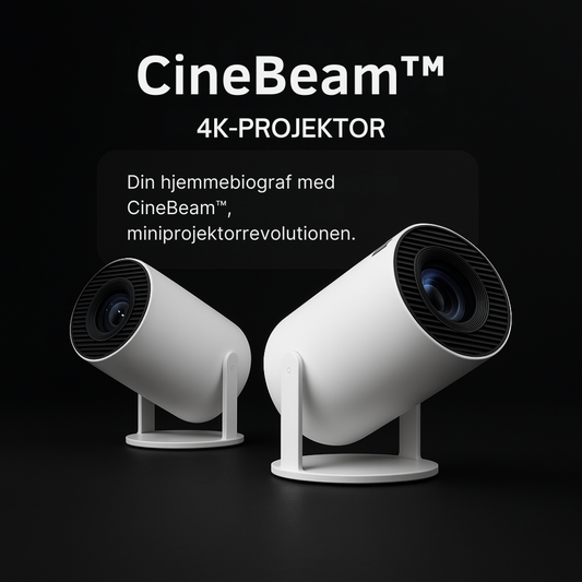 CineBeam™ – Forvandl enhver væg til et ægte biografskærm