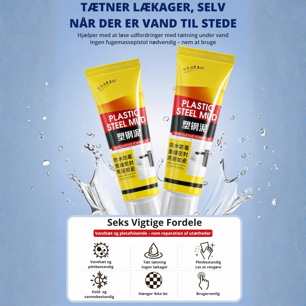 AquaSeal™ Pro | Hurtig forsegling til hjemmets små utætheder
