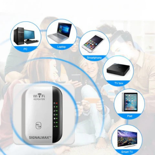 SignalMax™ | Forstærk WiFi-signalet med en trådløs repeater