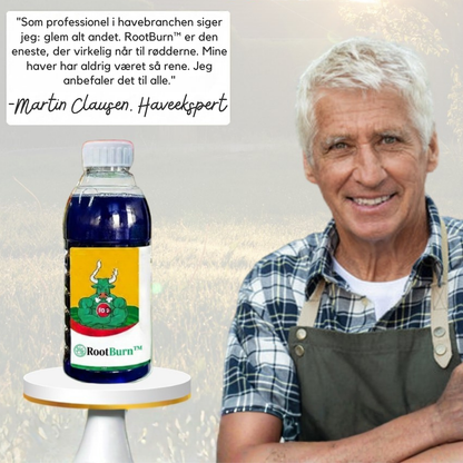 RootBurn™ | Spray direkte på ukrudtet og få weekenden tilbage