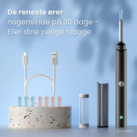 EarPure™ | Rens dine ører sikkert og præcist – uden vatpinde eller risiko