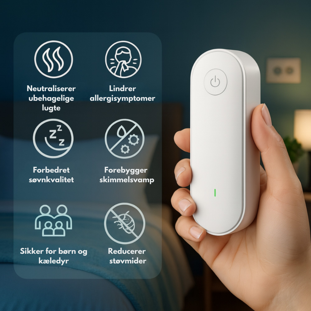 MideStop™ – Det kemikaliefri middel mod mider, der renser dit hjem