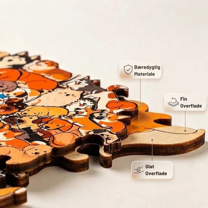 PawPuzzle™ | Dekorativt hundepuslespil med hygge og personlighed