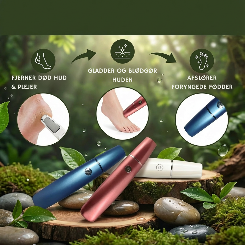 SmoothStep™ | Bløde velplejede fødder uden salonbesøg