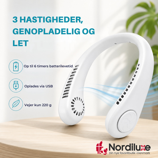NeckBreeze™ | Hold dig afkølet – uden at holde en ventilator