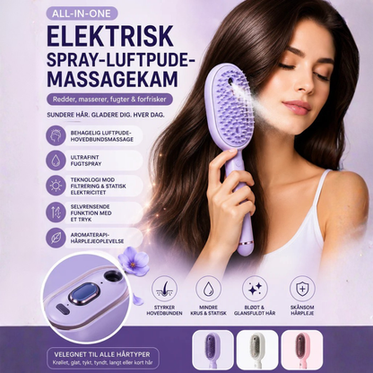 SilkBrush™ | Få glattere, mindre kruset hår – uden at trække, slide eller kæmpe med børsten