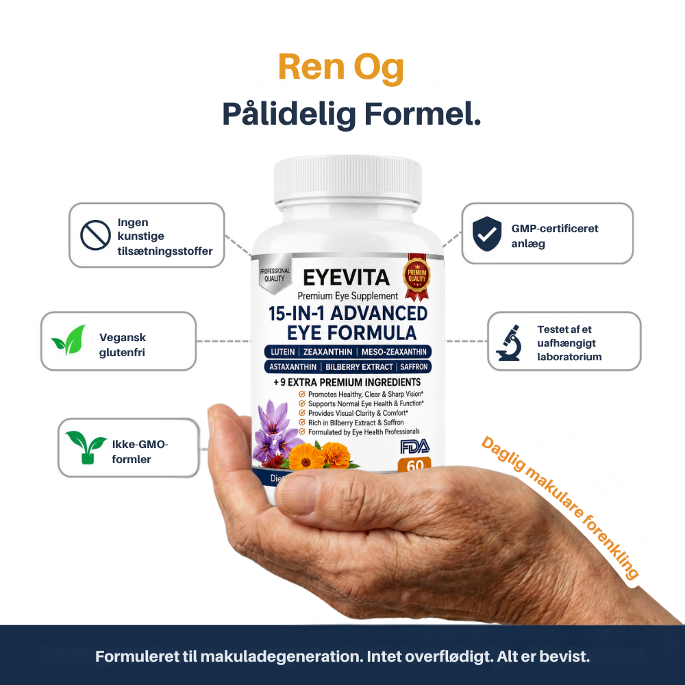EyeVita™ | Daglig næringsstøtte til klart og komfortabelt syn