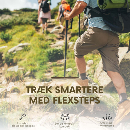 FlexSteps™ | Teleskopisk Vandrestav