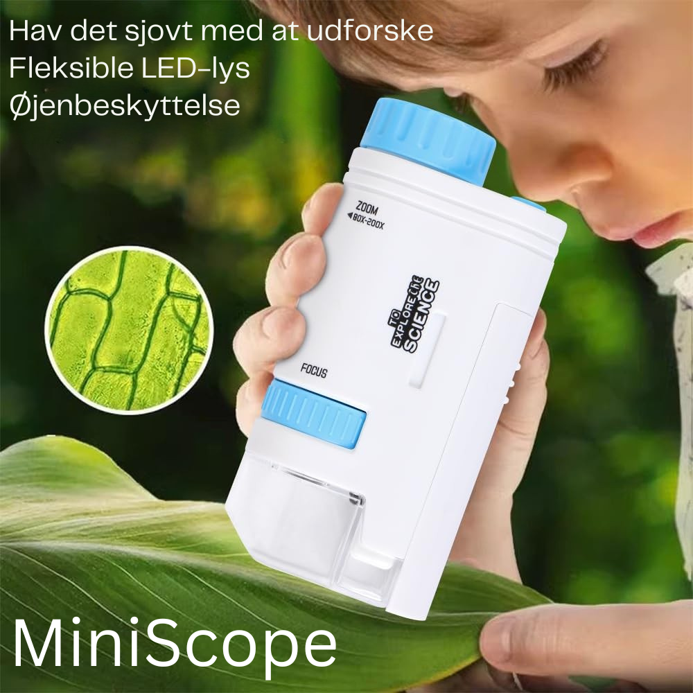 MiniScope™ | Udforsk videnskabens verden med dette kompakte mikroskop