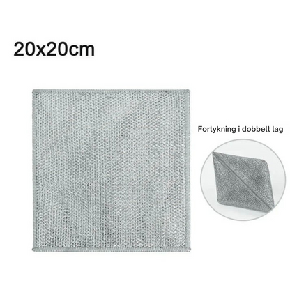 ScrubMaster™ (10-pack) | Multifunktionel Ståltrådsklud, Genanvendelig og Effektiv