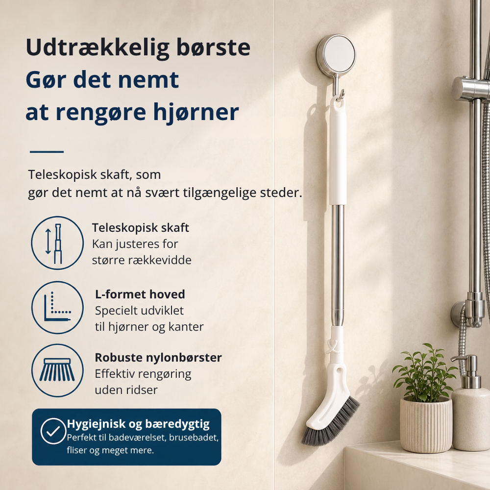 ScrubFlex™ | Rengør svært tilgængelige steder uden at bøje dig