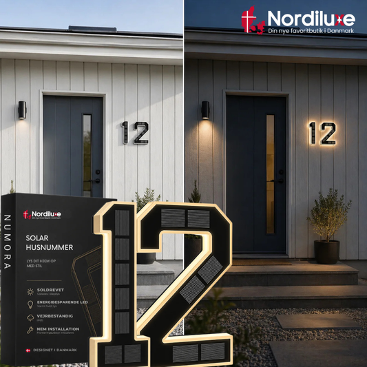 Numora™ | Gør dit husnummer synligt hele natten