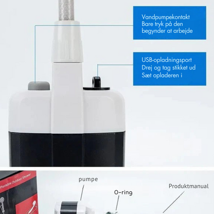SunShower Pro™ | For nem og bekvem rengøring udendørs!