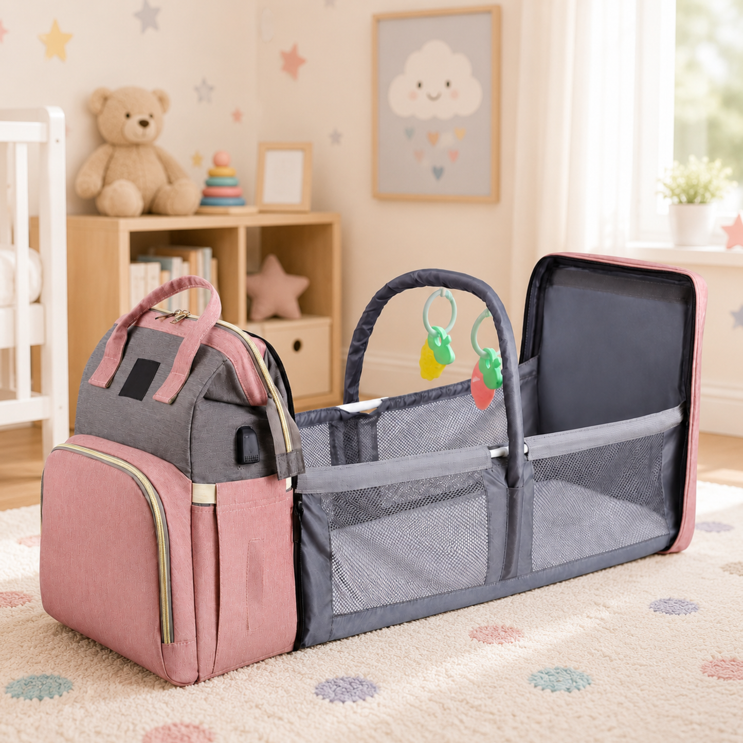 ParentPack™ | Organiseret puslerygsæk til lettere ture med baby