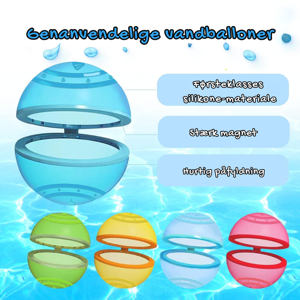 SplashFun™ | Magnetiske Genanvendelige Vandballoner