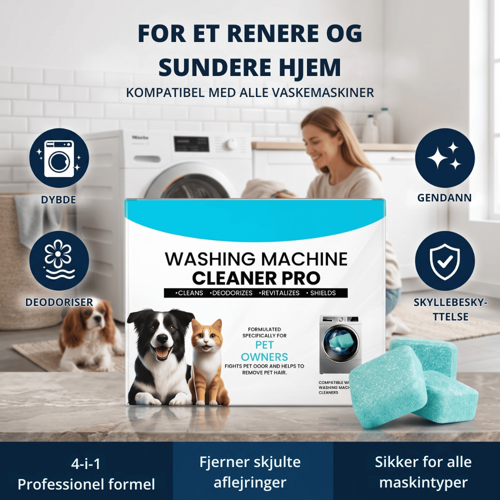 PureWash™ | Friskere vasketøj starter med en renere maskine