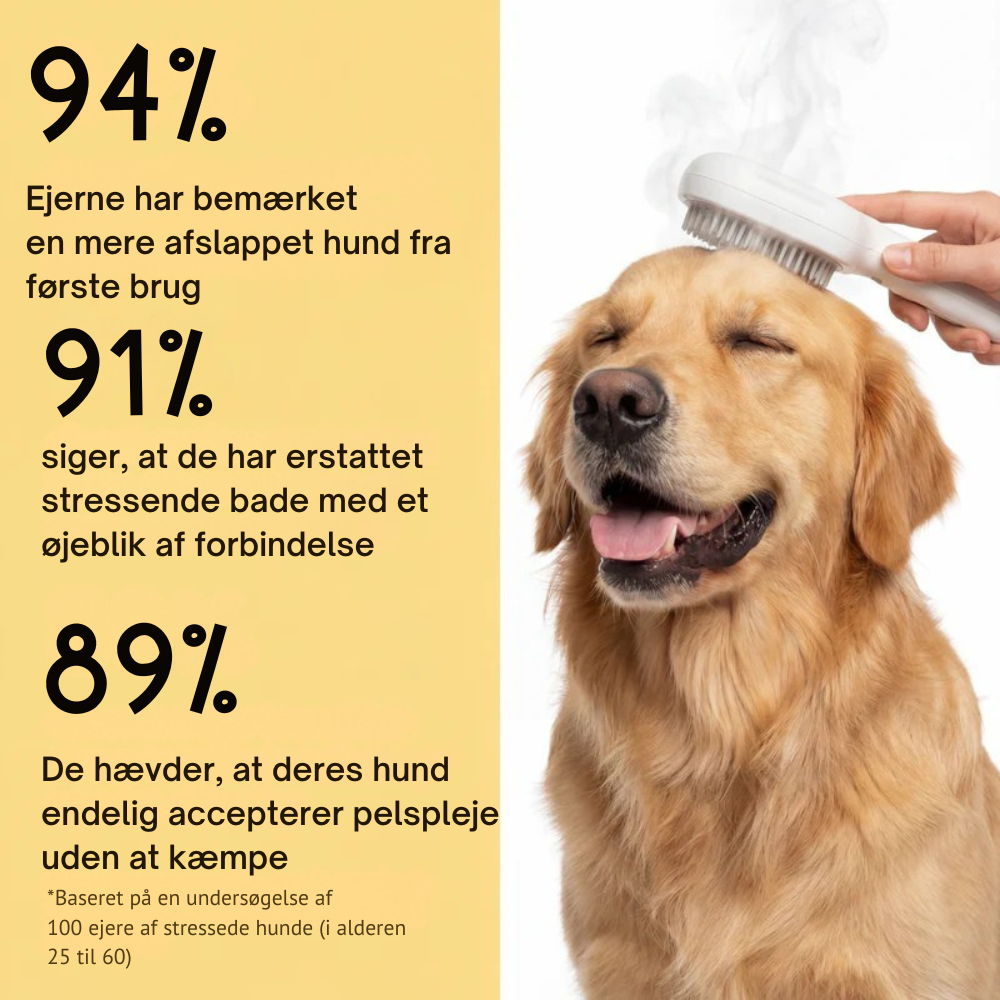 ZenBrush™ | Rolig og skånsom pelspleje uden badestress