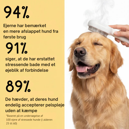 ZenBrush™ | Rolig og skånsom pelspleje uden badestress