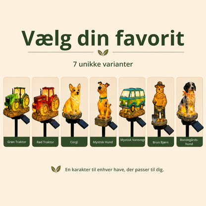 GardenGlow™ | Den lille traktor der lyser haven op