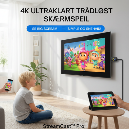 StreamCast™ Pro | Større skærmoplevelser uden Wi Fi eller besvær