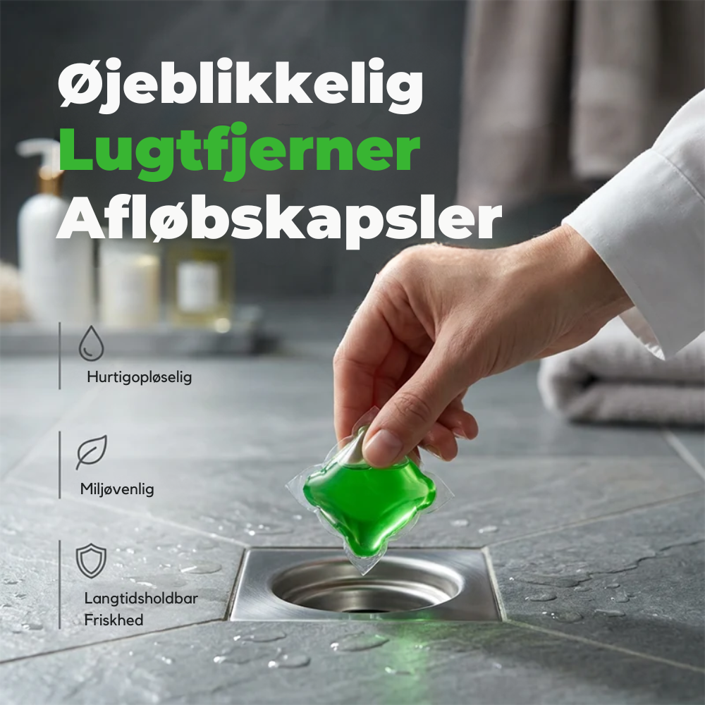 OdorAway™ | Friskere afløb til et mere indbydende hjem