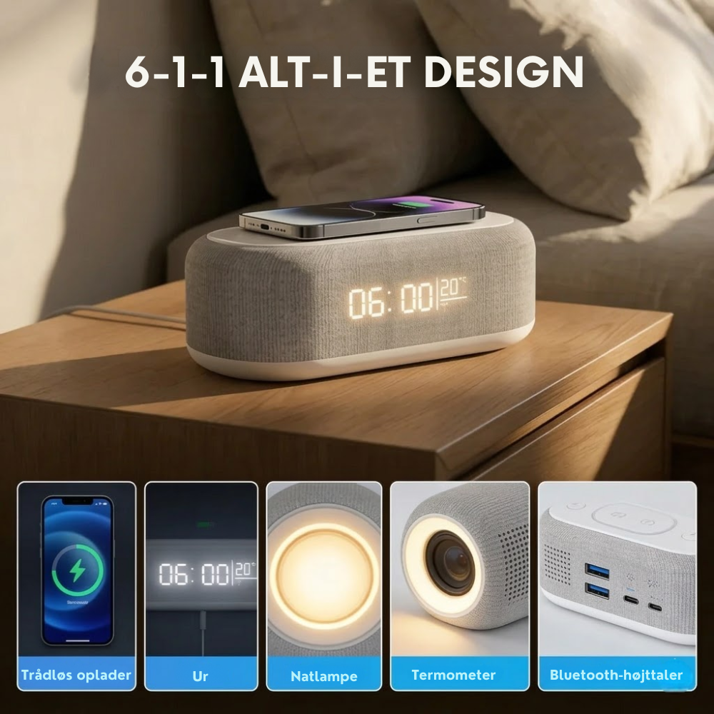 SmartStation™ | Få mere ro og orden ved sengen