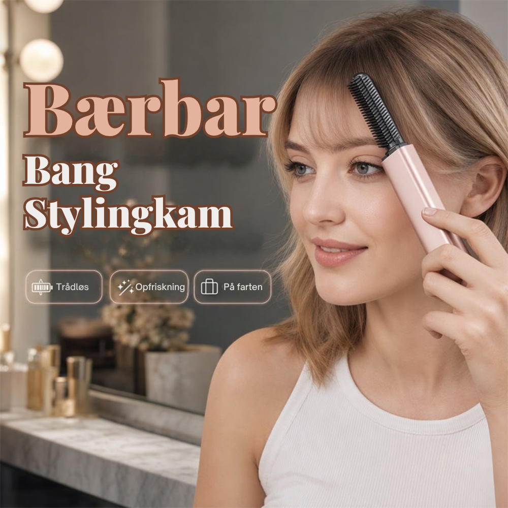MiniStyle™ | Kompakt varmekam til hurtig opfriskning af pandehåret
