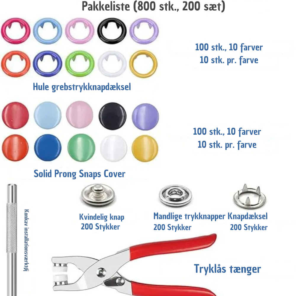 SnapFix™ | Lav, reparer og design på få sekunder – uden at sy