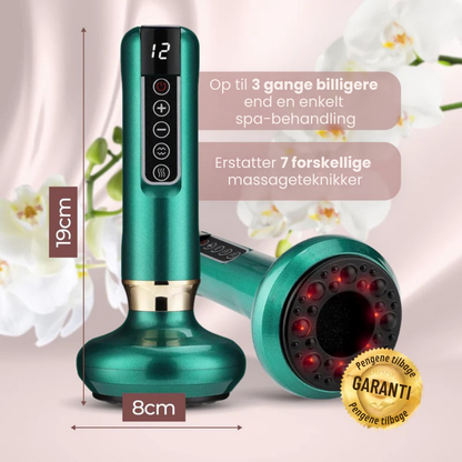 CelluSculpt™ | 4-i-1 -massageapparat med cupping, infrarød og varme – reducerer cellulite og strækmærker synligt