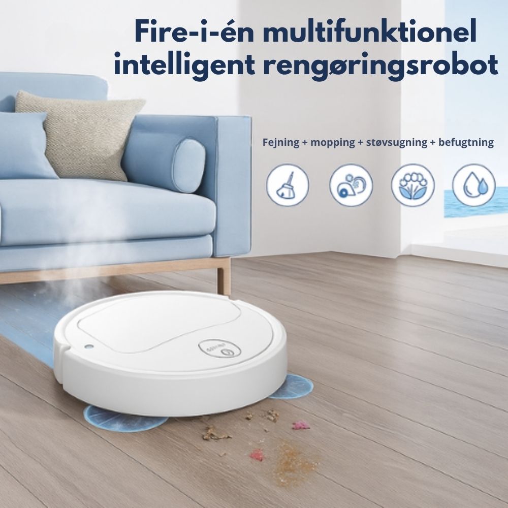 GlideClean™ | 4-i-1 robot der gør gulvet skinnende rent