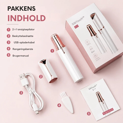 SilkTouch™ | Diskret beautyværktøj til glat velplejet hud hurtigt