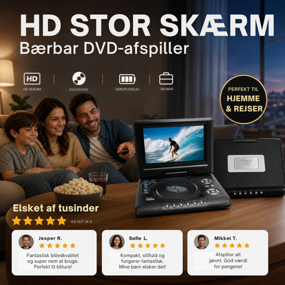 CineGo™ | Bærbar filmafspiller til roligere skærmtid på farten