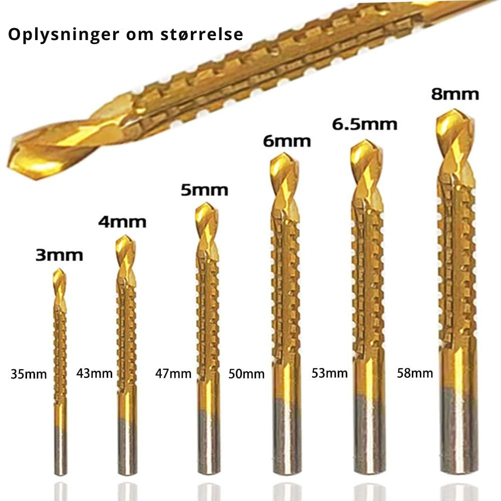 DrillCut™ | Bor hullet og form åbningen sidelæns