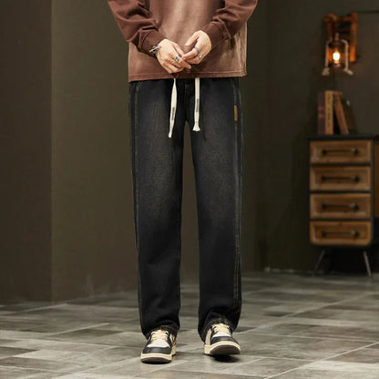 StreetFit™ | Moderne loose fit jeans med længere silhuet