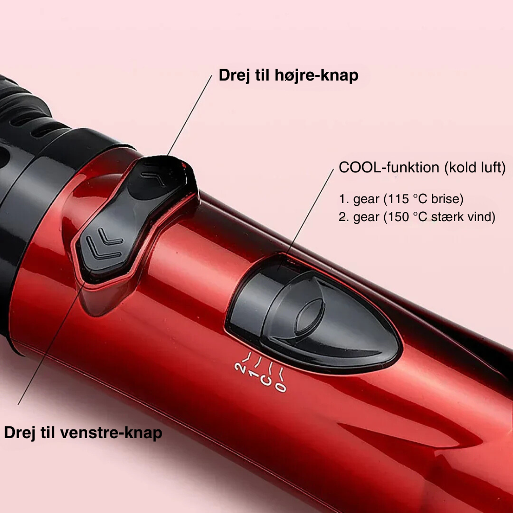 VoluBrush™ | Hemmeligheden bag perfekt hår derhjemme på bare 5 minutter