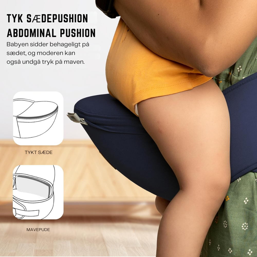 HipCarry™ | Ergonomisk komfort, der gør det nemt at bære barnet