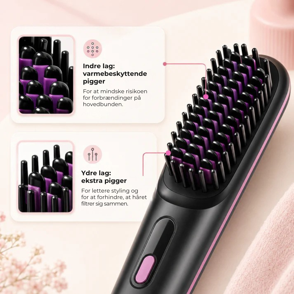 HeatBrush™ | Kort hår med volumen på få minutter