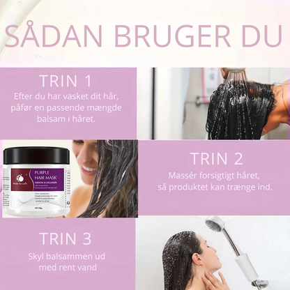 HairMask™ | Genopliv dit blonde hår – få glans, styrke og salonresultat hjemme