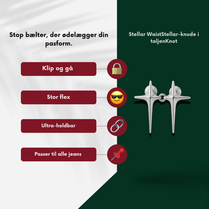 WaistKnot™ | Smart og stilfuld løsning – gør dine bukser strammere uden bælte