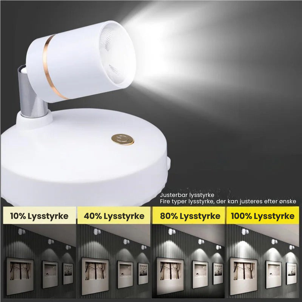 SereniLight™ | Trådløs LED-spotlight for mere atmosfære i hjemmet