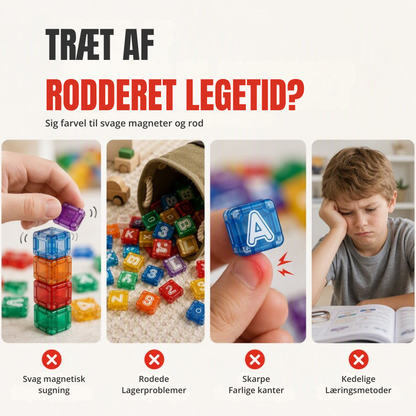 SmartBlocks™ | Magnetisk byggeleg med bogstaver tal og fantasi