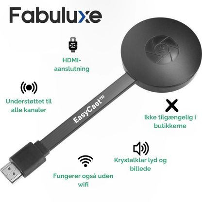 EasyCast™ | Få trådløs CarPlay & Android Auto – uden kabler eller besvær