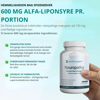 NeuroCalm™ – Lindr nerve smerter og genfind daglig komfort