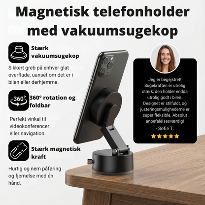 SnapMount™ | Placer din telefon sikkert uden besvær