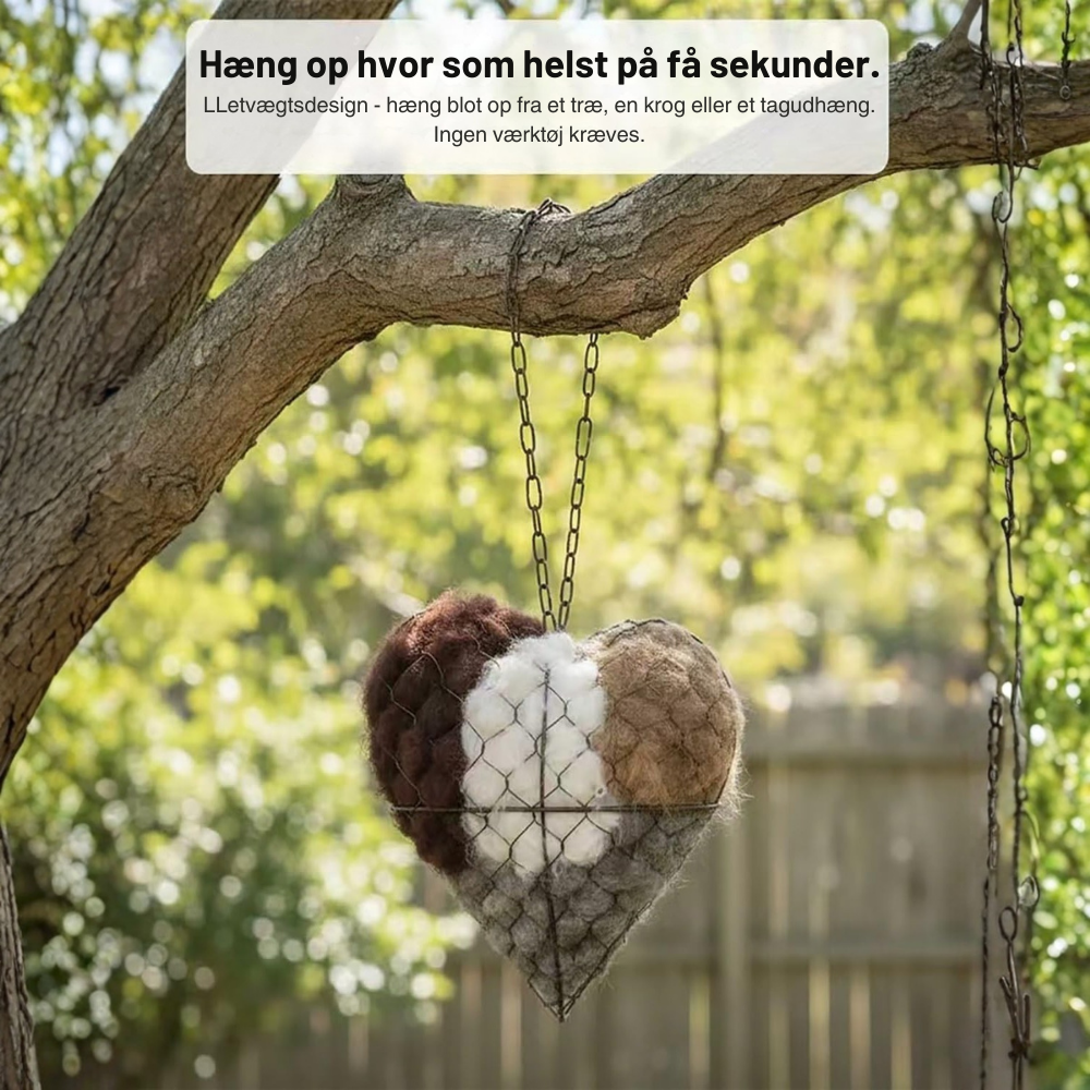 NestHeart™  | Hjælp havens fugle med varme og tryghed i kolde måneder